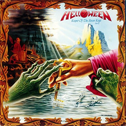 値下げ中　Helloweenハロウィン守護神伝Ⅰ、Ⅱ　オビ付きレコード2枚 ☆国内盤レコード帯付☆ハロウィン / 守護神伝第二章希少